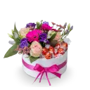 Květinový box s mléčnou čokoládou